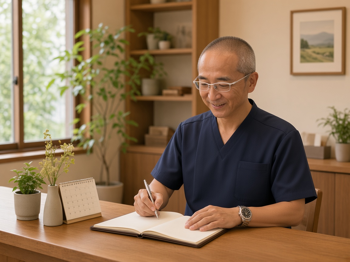 予約受付の様子